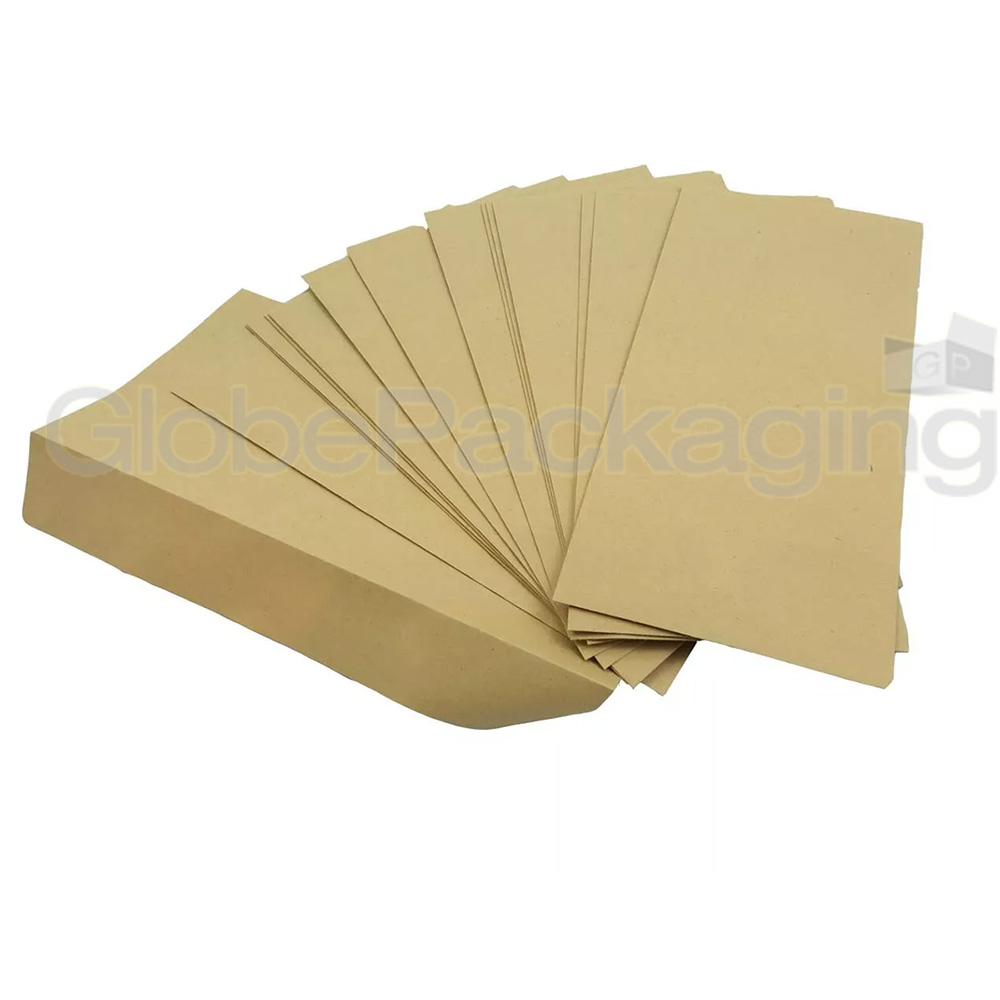 200 x HIGH QUALITY DL PLAIN MANILLA SELF SEAL ENVELOPES SS 110x220mm 